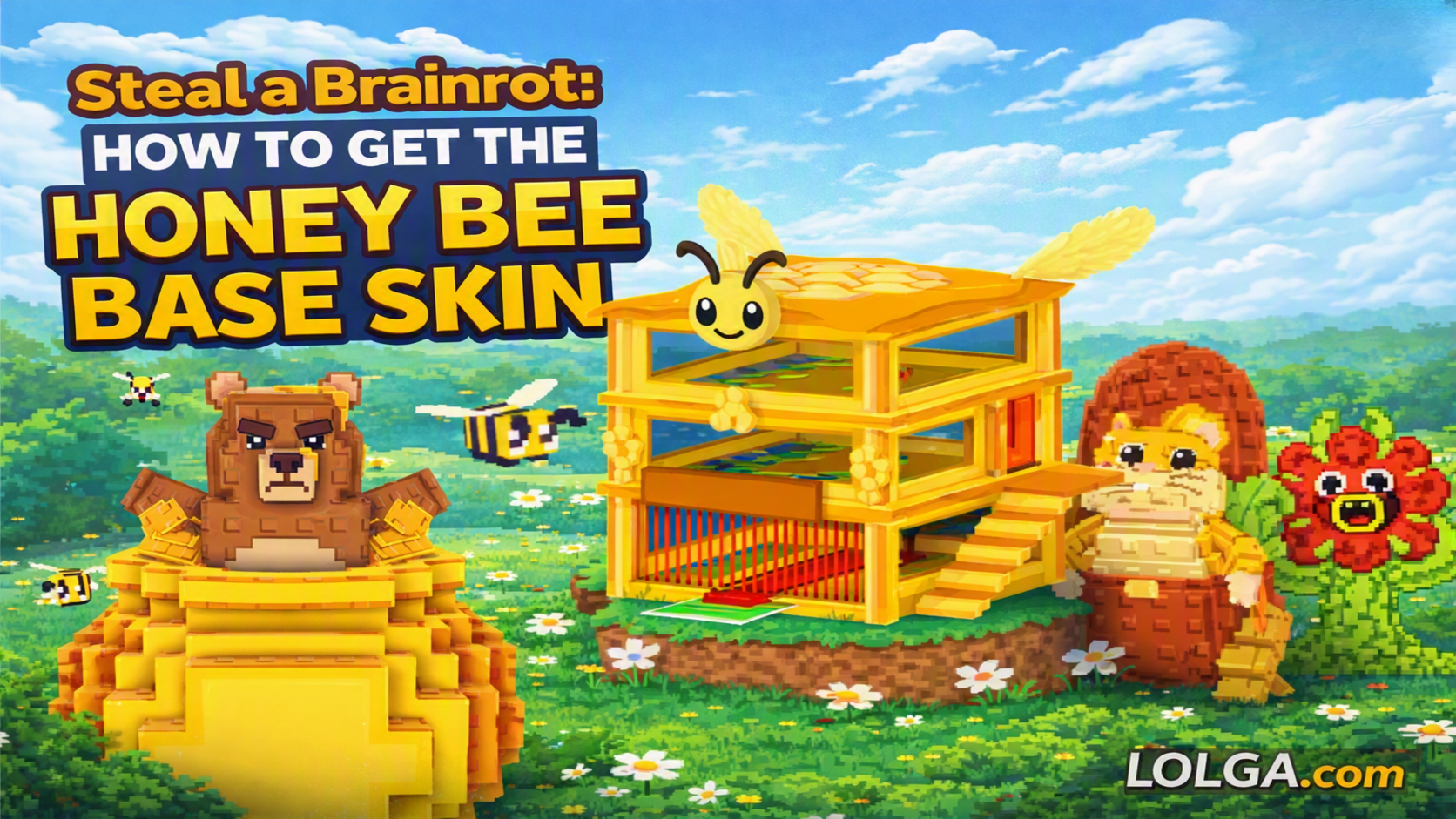 Steal a Brainrot Honey Bee Base Skin